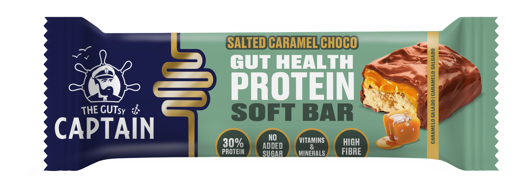 Gutsy Captain Gut Health Protein Soft Bar Mixbox - 6 x 50g