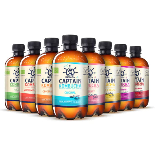 GUTsy Captain Kombucha - Multi-Flavor pack 8 x 400ml - GutsyCaptain